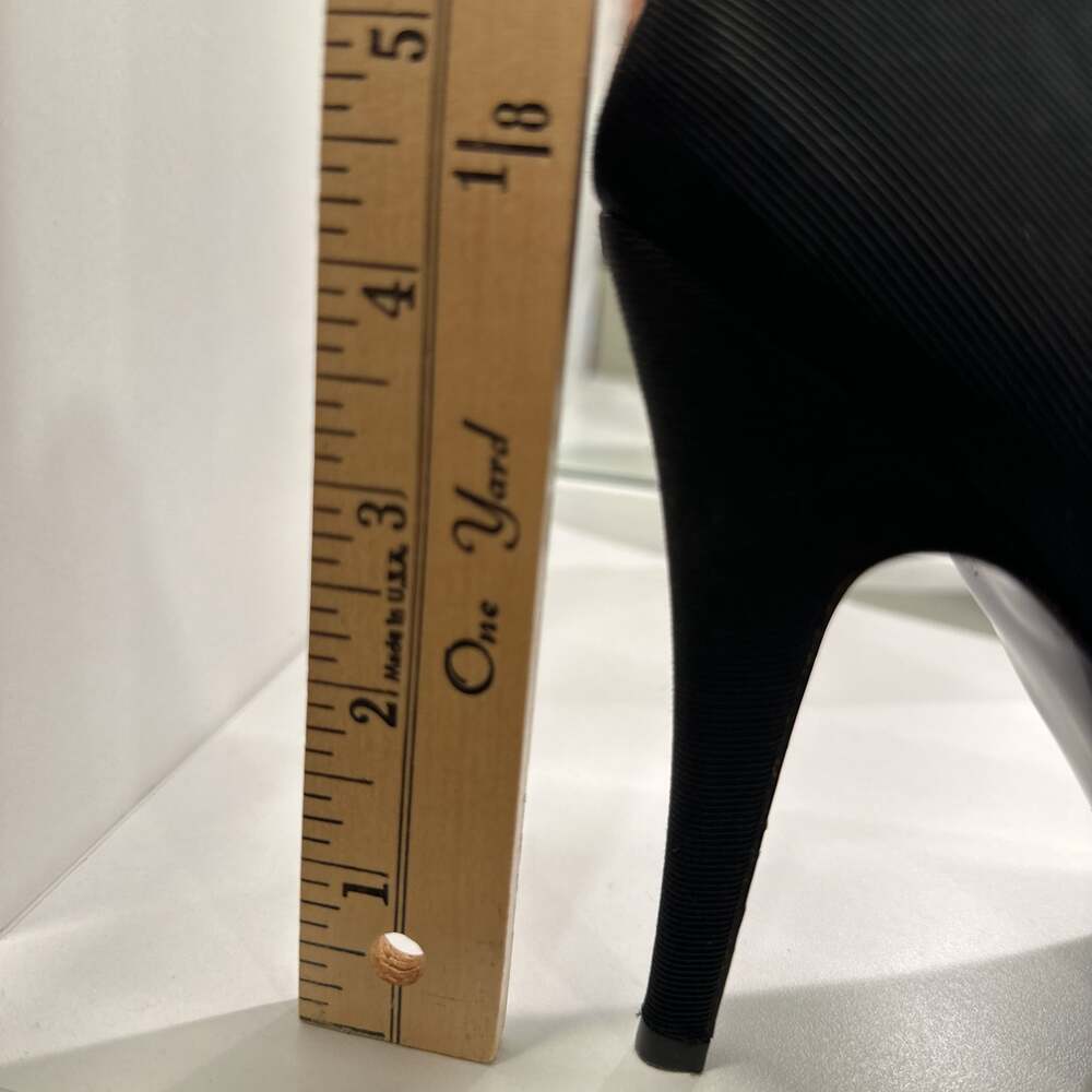 J.Crew Black Cream Two-Tone Stiletto Heel Bow Pointed Toe Pumps 8.5 - Picture 12 of 12